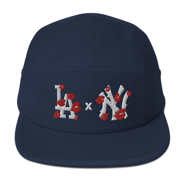 Navy Blue NY x LA Trucker Hat