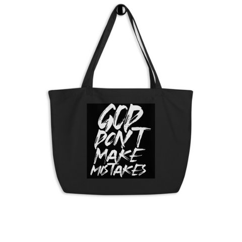 " God Dont Make Mistakes Tote Bag "