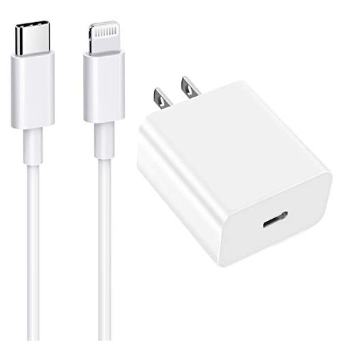 USB-C Fast Charger Wall Charger w/ Cord for iPhone