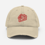 " 4 The Love Distressed Dad Hat "