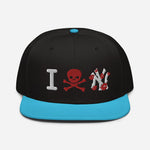 " Skull NY Snapback Hat "