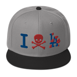 " Skull LA Snapback Hat "