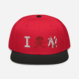 " Skull NY Snapback Hat "