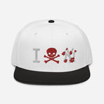 " Skull NY Snapback Hat "