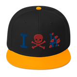 " Skull LA Snapback Hat "