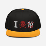 " Skull NY Snapback Hat "