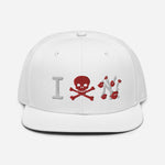 " Skull NY Snapback Hat "