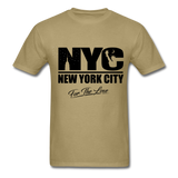 " NYC " - khaki