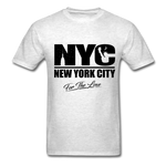 " NYC " - light heather gray