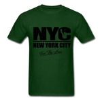 " NYC " - forest green