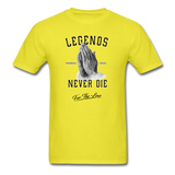 " Legends Never Die " - yellow