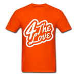 "4 The LOVE T " - orange