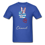 " Peace Chanel " - royal blue