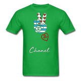 " Peace Chanel " - bright green