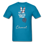 " Peace Chanel " - turquoise