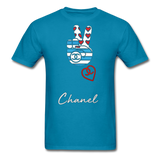 " Peace Chanel " - turquoise