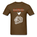 " Love " - brown