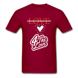 " Love " - dark red