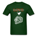 " Love " - forest green