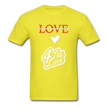 " Love " - yellow