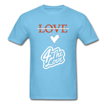 " Love " - aquatic blue