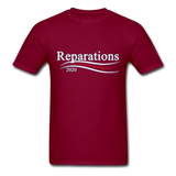 "Reparations " - burgundy