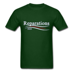 "Reparations " - forest green