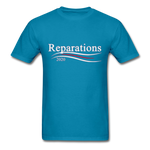 "Reparations " - turquoise