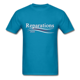 "Reparations " - turquoise