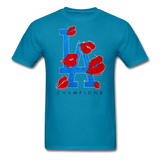 " LA Champions " - turquoise