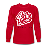 " For The Love Long Sleeve " - red