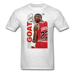 " G.O.A.T " - light heather gray