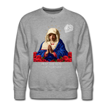 " Pray The Real Live Forever Sweatshirt " - heather gray